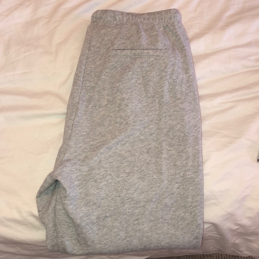 Grey sweatpants
